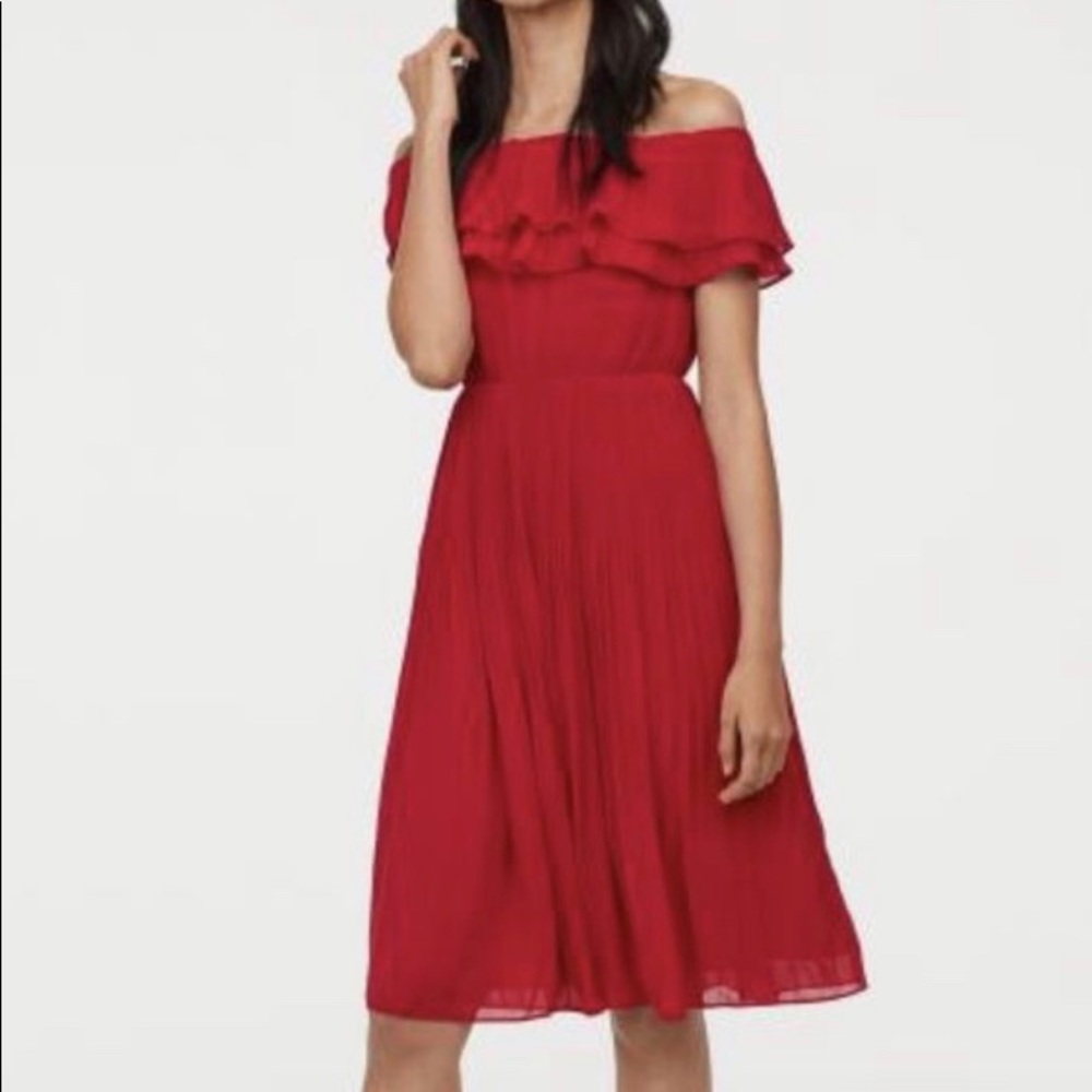Red Midi Dress